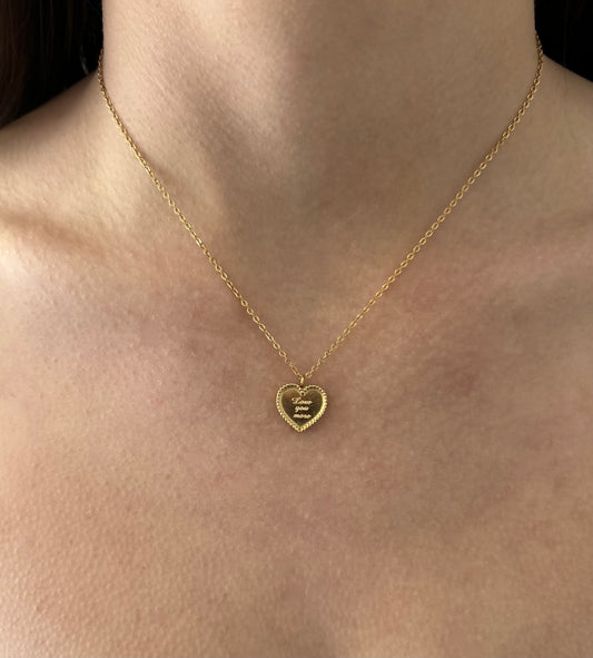 Collier "Love you more"